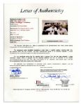 Outstanding 10'' x 8'' Joe DiMaggio and Ted Williams Signed Photo -- Large, Bold Signatures -- With JSA COA