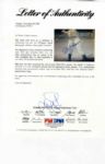 Joe DiMaggio Large Signed Photo of Himself Up at Bat -- 10'' x 14'' Matte Color Photo -- Fine Condition With PSA/DNA COA