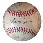 1940 Salt Lake City ''Bees'' Team-Signed Baseball -- From Estate of Larry Jansen