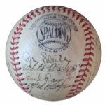 1940 Salt Lake City ''Bees'' Team-Signed Baseball -- From Estate of Larry Jansen