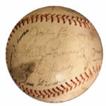 1941 San Francisco Seals Signed Baseball -- From Estate of Larry Jansen