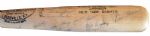 Larry Jansen Special Issue World Series Bat Signed by the 1951 Giants Team -- Bobby Thomson, Willy Mays, Larry Jansen and 24 More -- With PSA/DNA COA