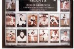 1951 New York Giants 16'' x 20'' Team-Signed Photo From Larry Jansen's Estate -- Signed by 24 Team Members Including Willie Mays & Bobby Thomson -- From Estate of Larry Jansen