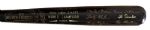 New York Giants 1954 World Champions Bat -- From Larry Jansen's Estate