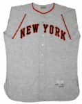 1955 New York Giants Jersey From Larry Jansen's Away Game Uniform