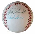 1959 San Francisco Giants Team-Signed Baseball -- With Signature of Willie Mays and 14 Others -- From Estate of Larry Jansen