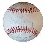 1959 San Francisco Giants Team-Signed Baseball -- With Signature of Willie Mays and 14 Others -- From Estate of Larry Jansen