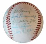 1959 San Francisco Giants Team-Signed Baseball -- With Signature of Willie Mays and 14 Others -- From Estate of Larry Jansen