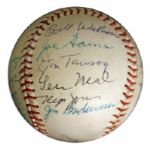 1960 Portland Beavers Signed Baseball -- From Estate of Larry Jansen