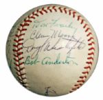 1960 Portland Beavers Signed Baseball -- From Estate of Larry Jansen