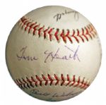 1960 Portland Beavers Signed Baseball -- From Estate of Larry Jansen