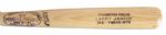 Larry Jansen Custom-Issued Bat for the 1975 Old Timers Game