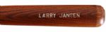Larry Jansen Custom Miniature Baseball Bat