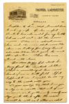 Pie Traynor Autograph Letter Signed -- 1931 -- ''...This evening we play the Buffalo team. It is very cold here and I hope I will not play more than a couple of innings...''