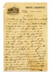 Pie Traynor Autograph Letter Signed -- 1931 -- ''...This evening we play the Buffalo team. It is very cold here and I hope I will not play more than a couple of innings...''