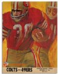 Lot of Ten 1960's Colts Programs