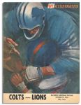 Lot of Ten 1960's Colts Programs