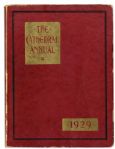 Rare Freshman Year High School Yearbook for Vince Lombardi -- at ''Cathedral College'' Where Lombardi Was Preparing for Priesthood