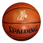 Jeremy Lin Signed Basketball -- With JSA COA