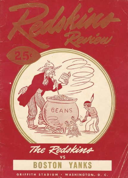 1948 Yanks vs. Redskins Program -- 26pp. of Team Information and Records -- Very Good