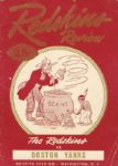 1948 Yanks vs. Redskins Program -- 26pp. of Team Information and Records -- Very Good
