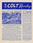 The Baltimore Colts Roundup, Vol. 9, Spring 1963 -- Colts Official Publication -- 4pp. -- Very Good