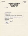 Gerald Ford TLS -- 1968 -- ...the House of Representatives has no jurisdiction in the confirmation of Presidential appointees..