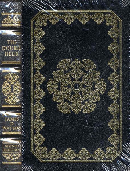 James D. Watson The Double Helix Signed -- 22kt Gold Detailing