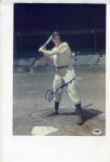 Joe DiMaggio Large Signed Photo of Himself Up at Bat -- 10 x 14 Matte Color Photo -- Fine Condition With PSA/DNA COA