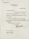 Woodrow Wilson Typed Letter Signed to the President of St. Johns College