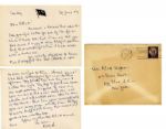 Charming Letter from Famed WWII Admiral William Halsey -- ...a grateful letter for one of the finest times I have ever had. I cannot tell you how much I enjoyed every bit of it...