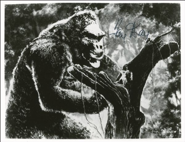 Fay Wray 10 x 8 Glossy Signed Photo from King Kong -- Near Fine