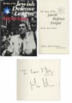 Rabbi Meir Kahane Signed Copy of His Book The Story of the Jewish Defense League