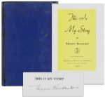 Eleanor Roosevelt Signed Copy of Her Autobiography, This is My Story
