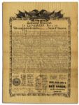 1876 Printing of the Declaration of Independence -- Centennial Memorial Print