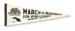 Original Pennant From the 1963 March on Washington for Jobs and Freedom