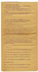 Teletype Regarding the Funerals of Lee Harvey Oswald and Dallas Police Officer J.D. Tippit, Killed While in Pursuit of Oswald -- ...[Oswald] was buried in a pine coffin in a hastily dug grave...