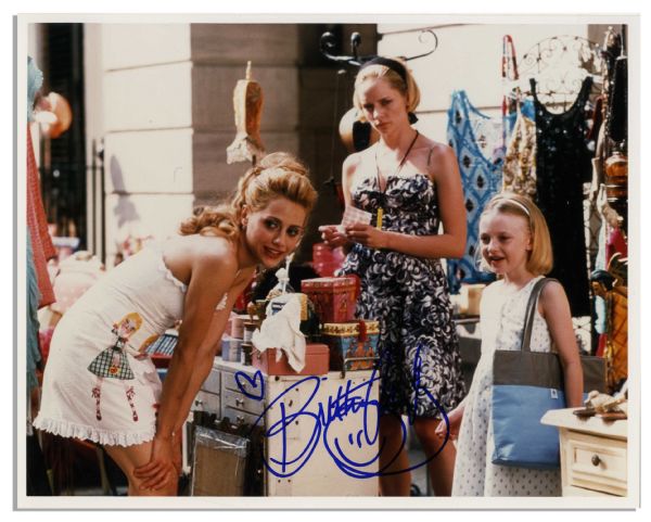 Brittany Murphy Signed 10 x 8 Glossy Photo as Molly Gunn in Uptown Girls -- Near Fine Condition -- With Wehrmann COA