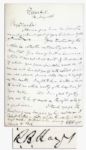 Rutherford B. Hayes Autograph Letter Signed -- Replying to Editor of The Brooklyn Magazine on an Article Submitted by Hayes

