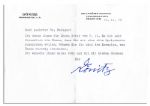 German Admiral Karl Donitz Typed Letter Signed on His Personal Stationery -- 8.25 x 5.75 -- Very Good