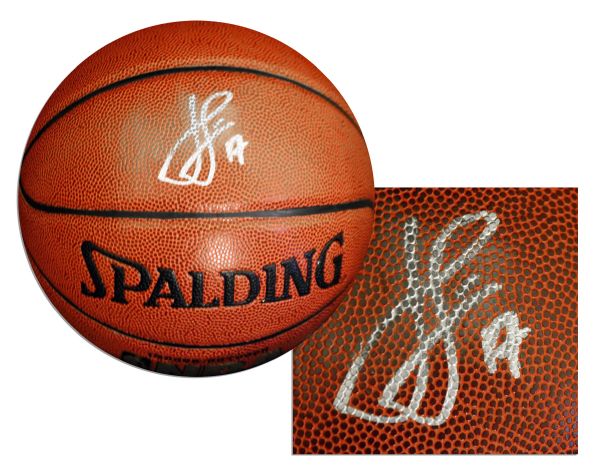 Jeremy Lin Signed Basketball -- With JSA COA