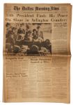 JFK Assassination Newspaper -- The Dallas Morning News -- 26 November 1963