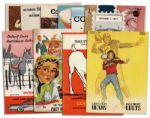 Collection of 10 Vintage Baltimore Colts Programs From the Late 1950s