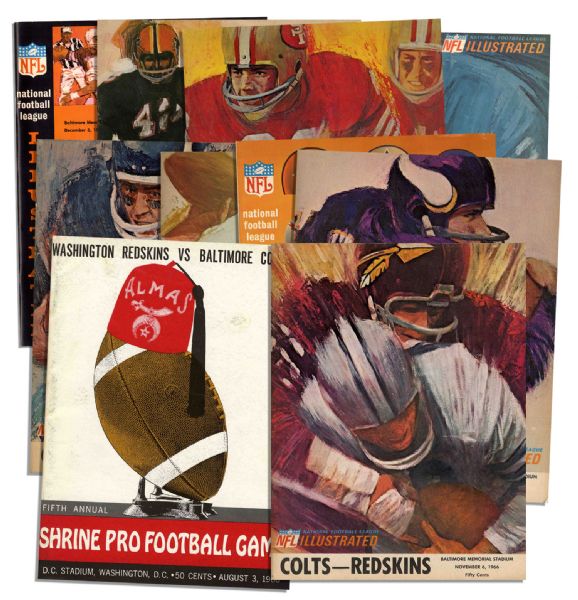 Lot of Ten 1960s Colts Programs