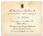 Theodore Roosevelt 1902 White House Invitation 