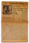The Dallas Times Herald 21 November 1963 Evening Edition -- Detailing President Kennedys Motorcade Route Hours Before the Fateful Tragedy