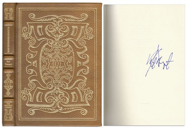 Signed 1978 Limited Edition of Kurt Vonneguts Satirical Novel Slaughterhouse-Five