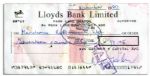 Ava Gardner Holograph Check Signed