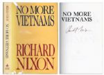 First Edition of Richard Nixons No More Vietnams Signed