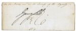 King George IV Signature as Prince Regent